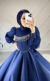 Taşlı Korseli Abiye